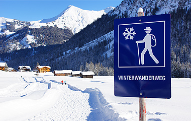 Winterwanderweg Kleinwalsertal