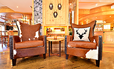 Sessel im Barbereich