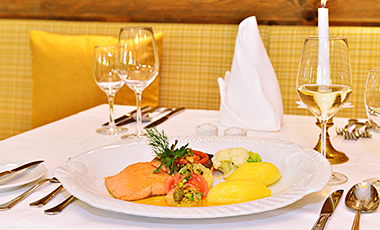 Beispiel-Gericht im Restaurant