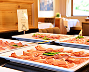 Wurstplatte im Hotel Jagdhof